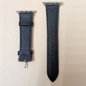 Apple Watch Single Tour Black Leather Band